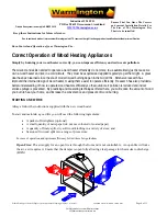 Preview for 4 page of Warmington 780 Installation, Operating,  & Maintenance Instructions