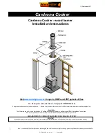 Warmington Cardrona Cooker Installation Instructions Manual preview