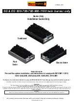 Preview for 1 page of Warmington SG-EG 1100 Twin Installation Manual