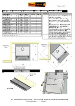 Preview for 4 page of Warmington Tasman 46L Fire Installation Instructions Manual