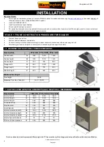 Preview for 6 page of Warmington TFG 1000 Installation And Operating Instructions Manual