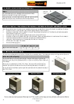 Preview for 10 page of Warmington TFG 1000 Installation And Operating Instructions Manual