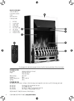 Предварительный просмотр 2 страницы Warmlite WHITBY 2KW Instruction Manual