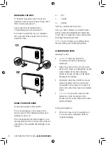 Preview for 8 page of Warmlite WL41008 Safety & Instruction Manual