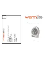 Preview for 1 page of Warmlite WL44002 Instruction Manual