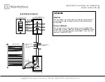 Предварительный просмотр 3 страницы WarmlyYours METROPOLITAN TW-MT-10PS-HW Installation Manual