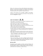 Preview for 2 page of WarmlyYours Riviera Installation & Operation Manual