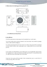 Предварительный просмотр 5 страницы WarmPool DC55 Installation & Operation Manual