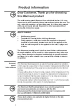 Preview for 2 page of Warmset WHP Installation Manual