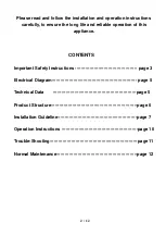 Preview for 2 page of Warmtec EcoSink+ User Manual