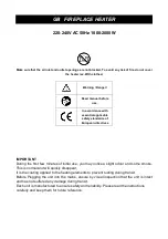 Preview for 15 page of Warmtech FED2000 Original Instructions Manual