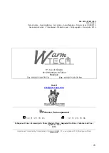 Preview for 20 page of Warmtech RCM2002TL Original Instructions Manual