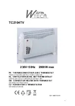 Предварительный просмотр 1 страницы Warmtech TC2104TV Original Instructions Manual