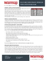 Preview for 5 page of Warmup DS-2C Installation Instructions Manual