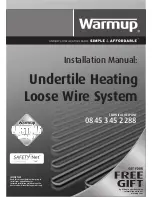 Preview for 1 page of Warmup DWS300 Installation Manual