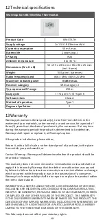 Preview for 12 page of Warmup konekt WIRELESS KW-STATH Installation And Operating Manual