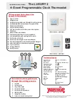 Preview for 2 page of Warmup Luxury 2 LUXY2D24 User Manual