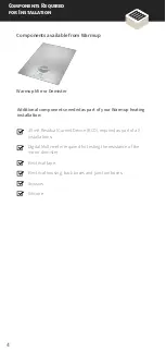 Предварительный просмотр 4 страницы Warmup Mirror Demister Installation Manual