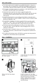 Preview for 3 page of Warmup tempo ELT-01-XX-01 User Manual