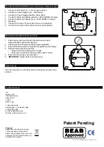 Preview for 8 page of Warmup tempo Operating Manual