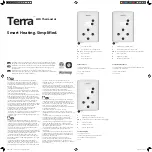 Preview for 1 page of Warmup Terra RSW Series Quick Start Manual