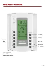 Preview for 2 page of Warmup W3115 Operating Instructions Manual