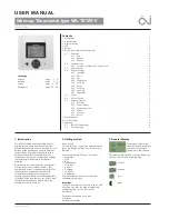 Preview for 1 page of Warmup WA-TSTAT-V User Manual