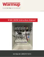 Warmup WSM-200W Instruction Manual предпросмотр