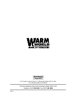 Preview for 27 page of Warmworld FFC 30/60 Installation & Service Instructions Manual