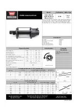 Warn Industries 18-A-73 Series Quick Start Manual preview