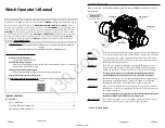 Preview for 4 page of Warn Industries M8000 Operator'S Manual