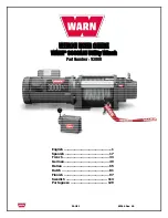 Warn 3000ACI User Manual preview