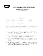 Warn 38671 Installation Instructions preview