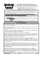 Preview for 4 page of Warn 69474 Installation Instructions Manual