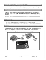 Preview for 2 page of Warn 70770 Installation Instructions Manual