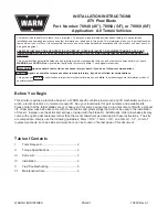 Warn 70948 Installation Instructions preview