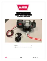 Preview for 1 page of Warn 99963 User Manual