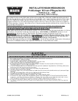 Preview for 13 page of Warn ProVantage 79958 Installation Instructions Manual