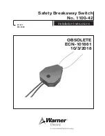 Warner Electric 1100-42 Installation Instructions предпросмотр