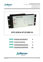 Preview for 1 page of Warner Electric BTCS2020 Service Manual