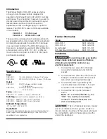 Предварительный просмотр 2 страницы Warner Electric CBC-801-1 Installation Instructions And Service Manual