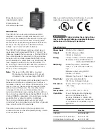 Предварительный просмотр 2 страницы Warner Electric CBC-802 Service & Installation Instructions