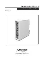 Warner Electric CBCx-001 Installation & Operation Manual preview