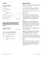 Preview for 2 page of Warner Electric TCS-200 Installation & Operating Instructions Manual