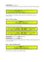 Preview for 3 page of Warner RF FMT5.0 Series Operation Manual