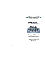 Warner Telecom Group UX5000 Quick Reference Manual preview