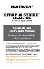 Warner Strap-N-Stride Assembly And Instruction Manual preview