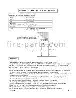 Предварительный просмотр 8 страницы Warnock Hersey northfire dvr36h Installation And Operating Instructions Manual