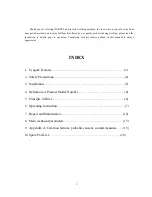 Предварительный просмотр 2 страницы WARPP IN ARC-I series Operating Manual