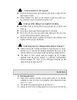 Предварительный просмотр 5 страницы WARPP IN MIG I Series Operating Manual